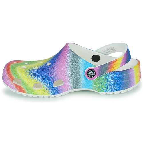 Crocs - CLASSIC SPRAY DYE CLOG K - Blanc / Multicolore