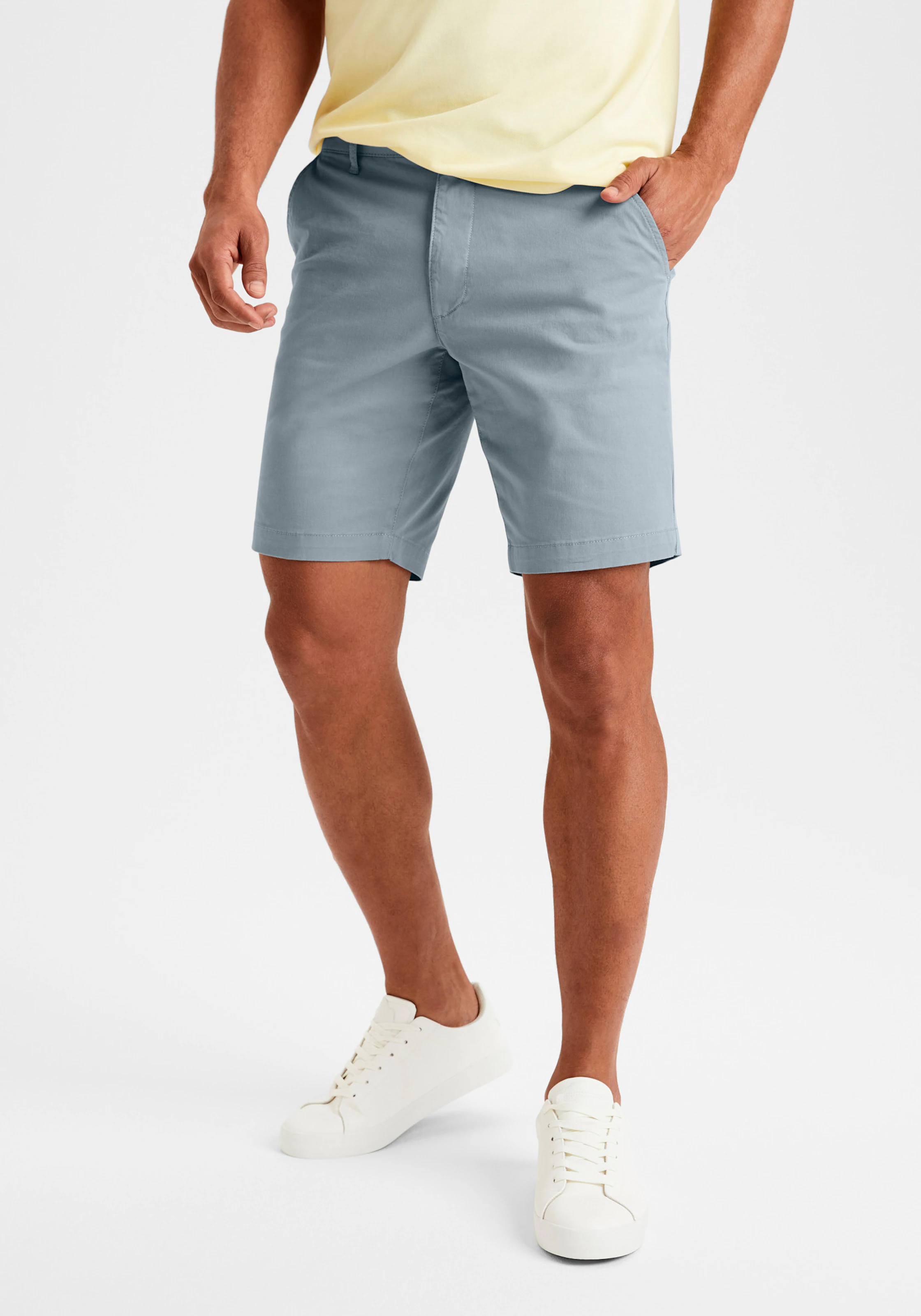 H.I.S Chinoshorts in graublau