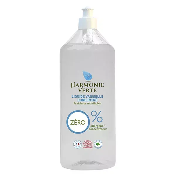Harmonie Verte Liquide Vaisselle Concentré Fraîcheur Mentholée 500ml