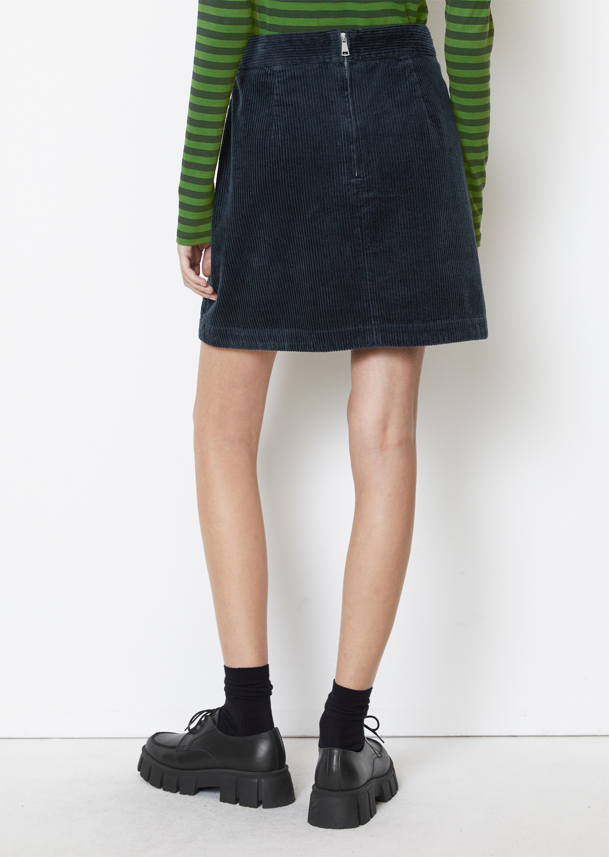 Cord-Minirock aus Organic Cotton
