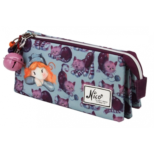 Estojo triplo Ninette Kittens