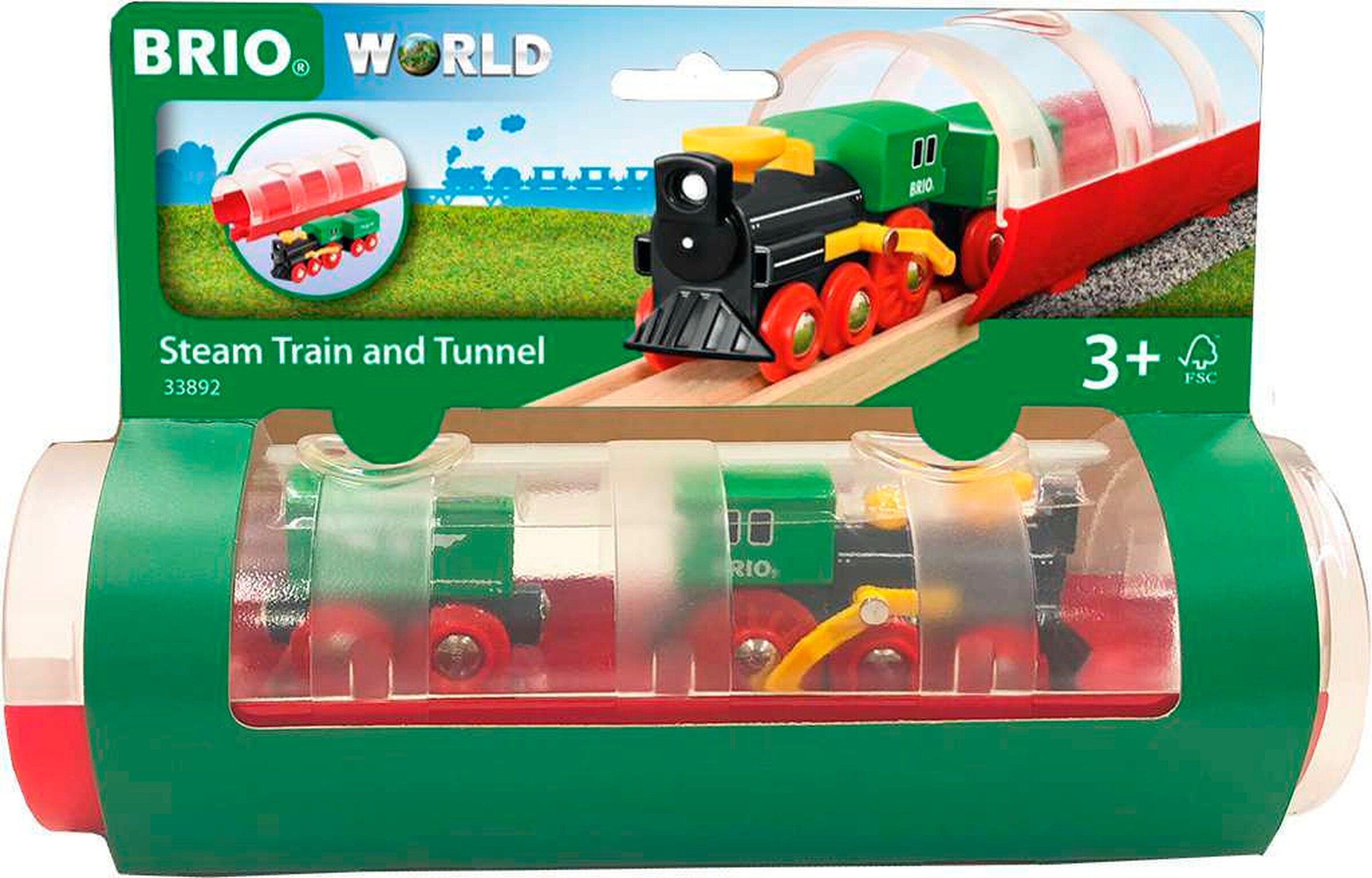 BRIO Tunnel Box Dampflokzug