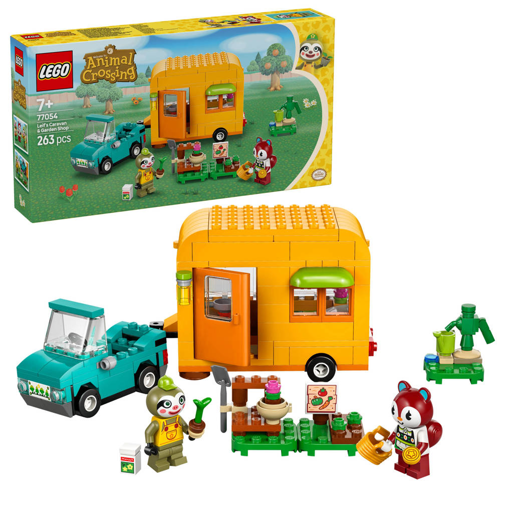 Animal Crossing Leifs caravan en tuinwinkel bouwset 77054