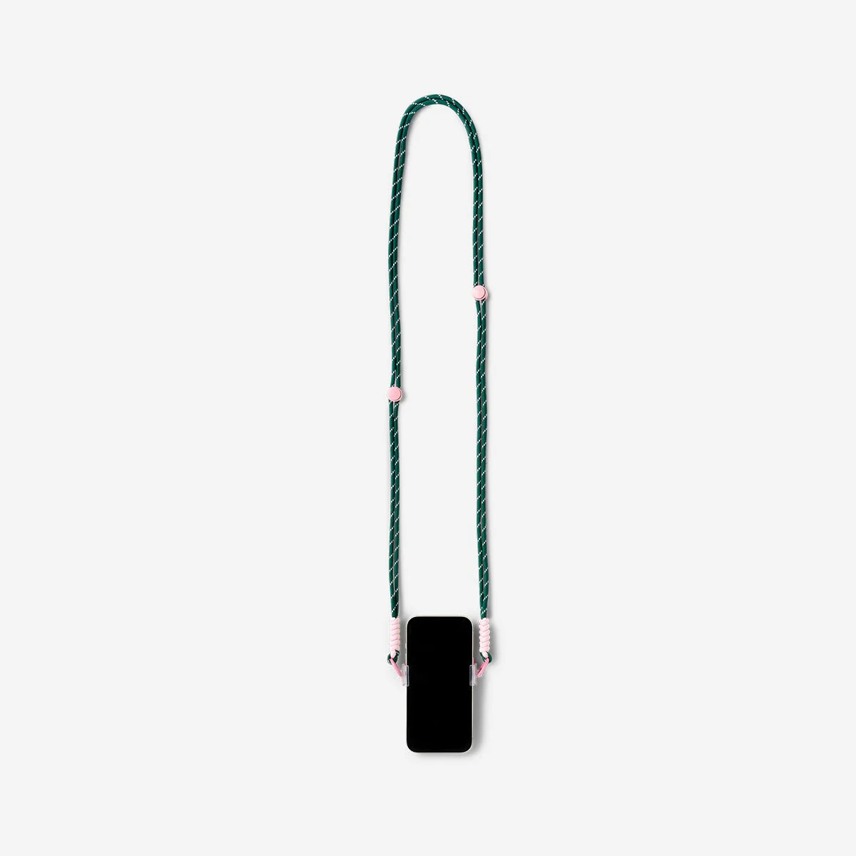 Justerbar smartphone-holder til halsen