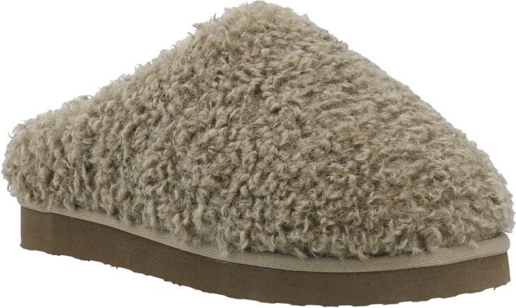 Bianco BIASWEETIE Slip In Faux Shearling Taupe