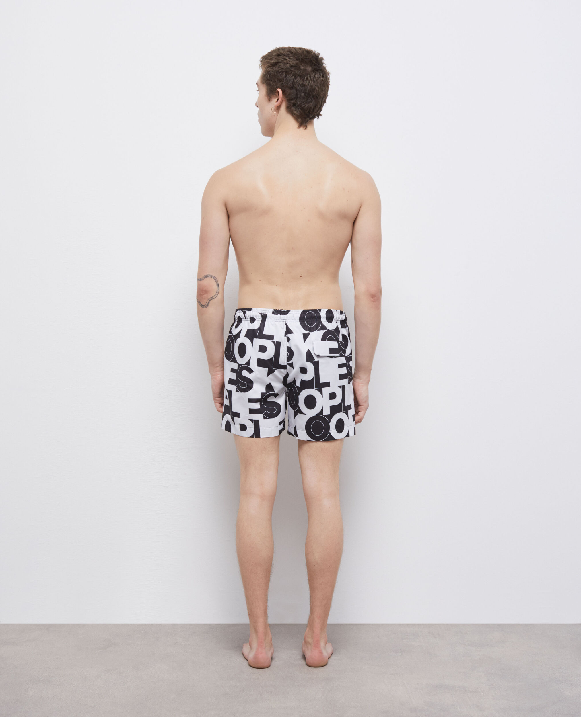 Short de bain logo