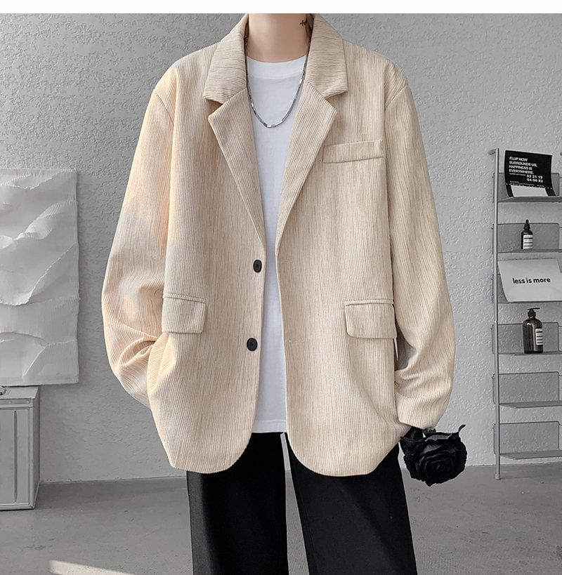 FOEV - Effen enkelrijs blazer