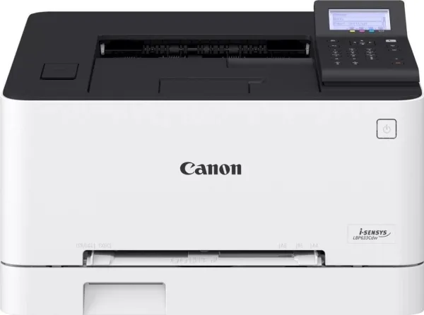 Canon i-SENSYS LBP633Cdw - Printer - farve - Duplex - laser - A4/Legal - 1200 x 1200 dpi - op til 21 spm (mono) / op til 21 spm (farve) - kapacitet: 250 ark - USB 2.0, Gigabit LAN, Wi-Fi(n)