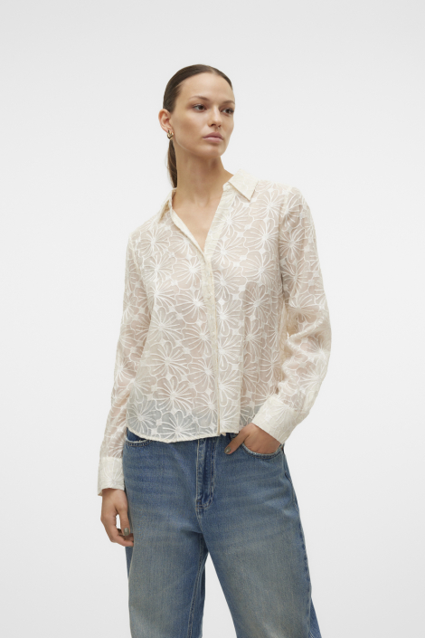 Vero Moda ecru dames blouse