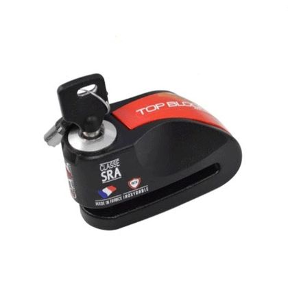 Antivol Top Block ALARME AVA -10 NOIR SRA avec pochette de rangement et cordon de rappel Universel
