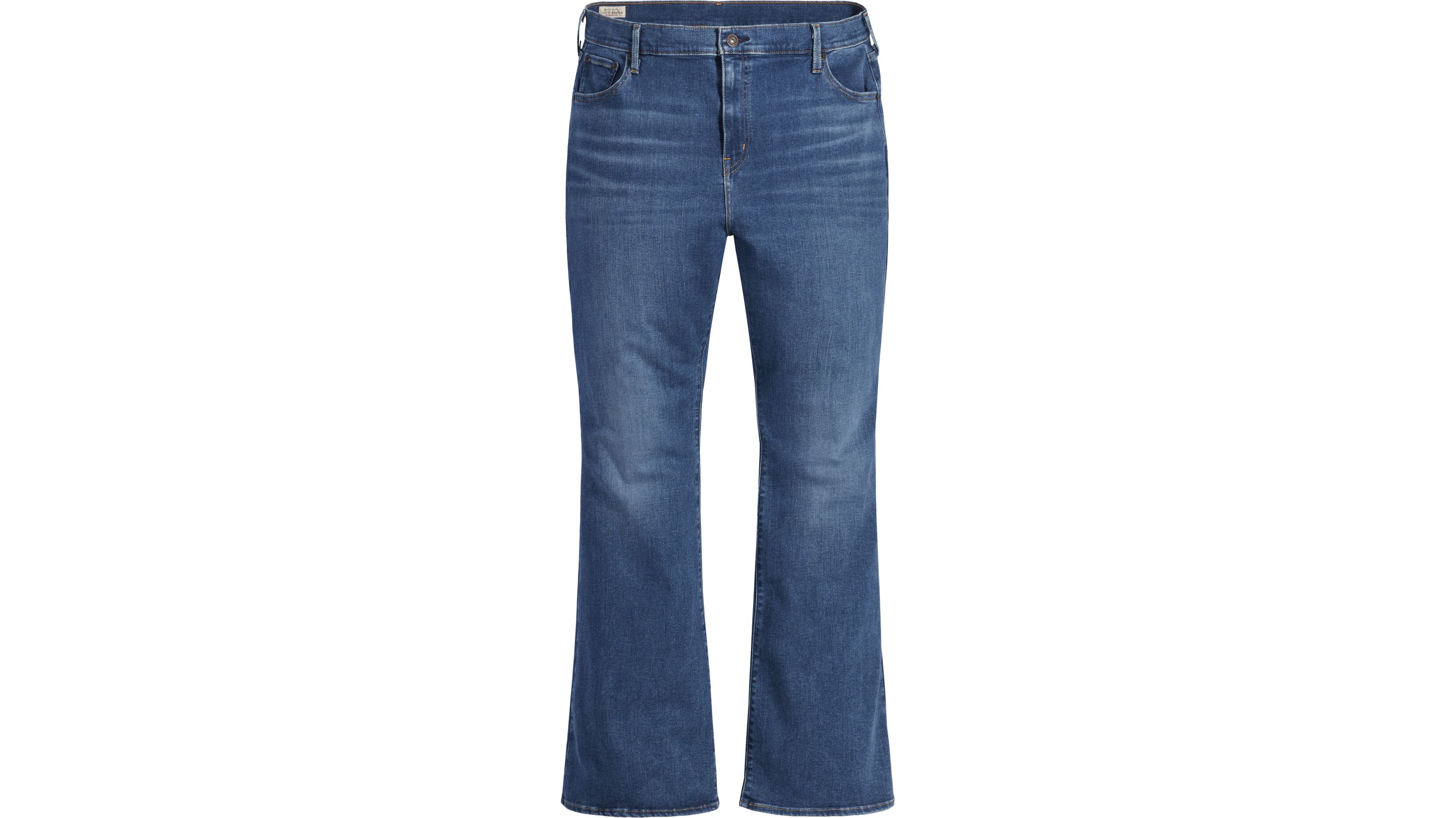 Jean évasé 726™ à taille haute (grandes tailles) - Medium Indigo Worn In - Bleu