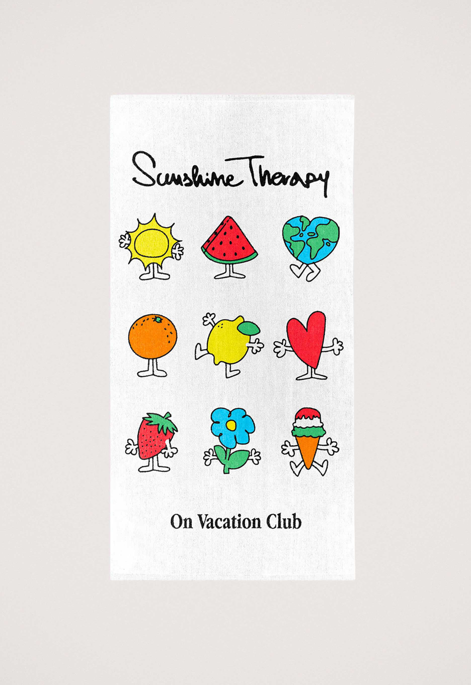 On Vacation Sunshine Therapy Handdoek