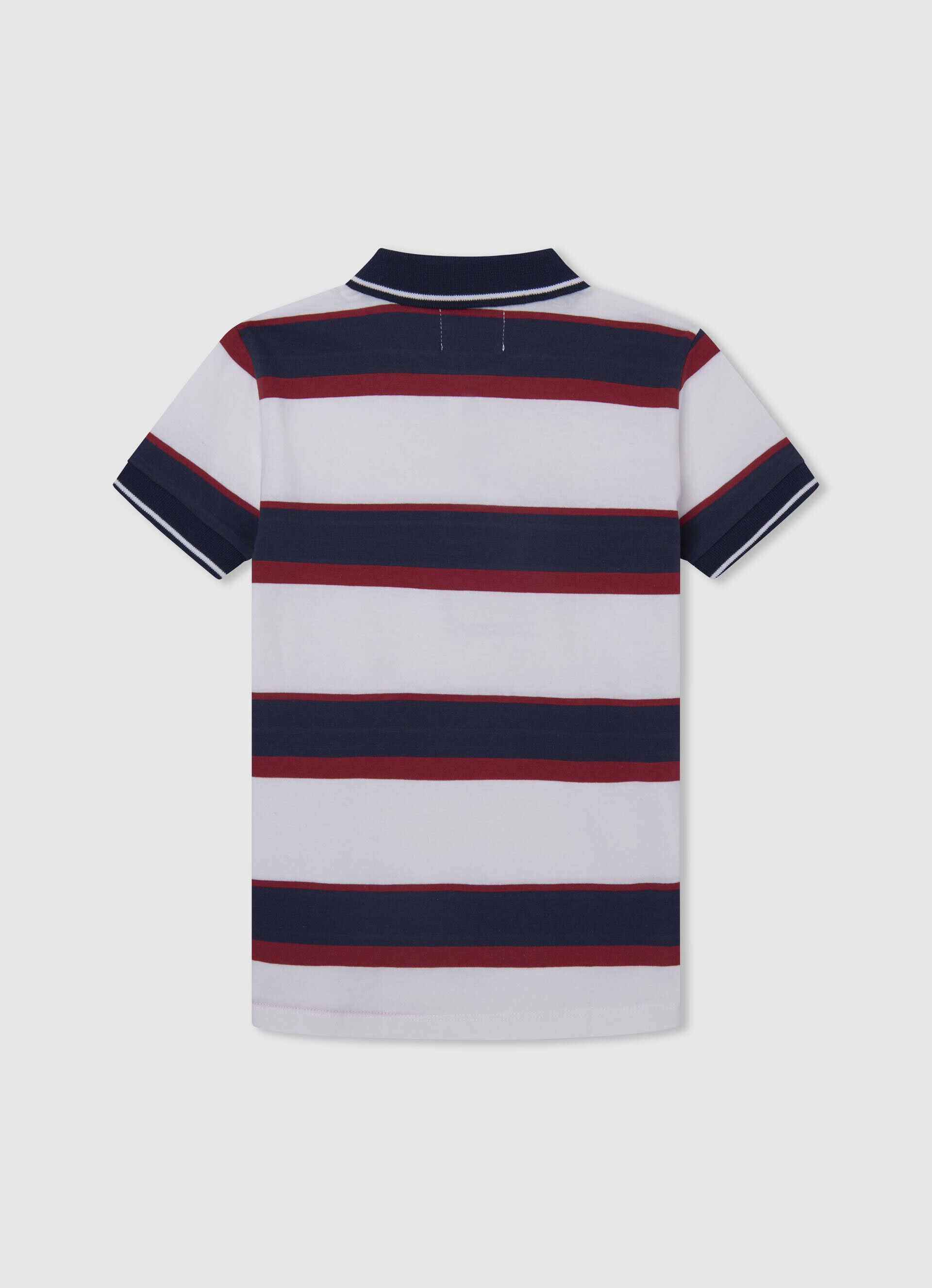 Camisa polo listrada estampada - Jarman Azul