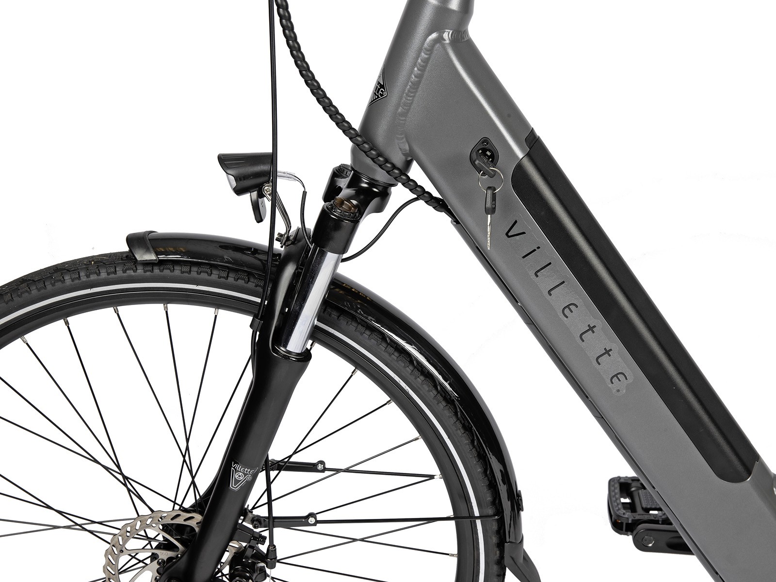 Villette L' Amant Automatic e-bike 13Ah 2sp 28 inch Grey