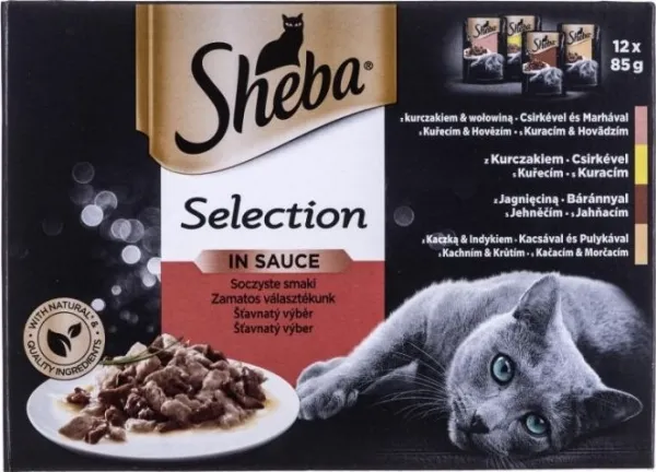Sheba udvalg i sauce saftige smagsvarianter