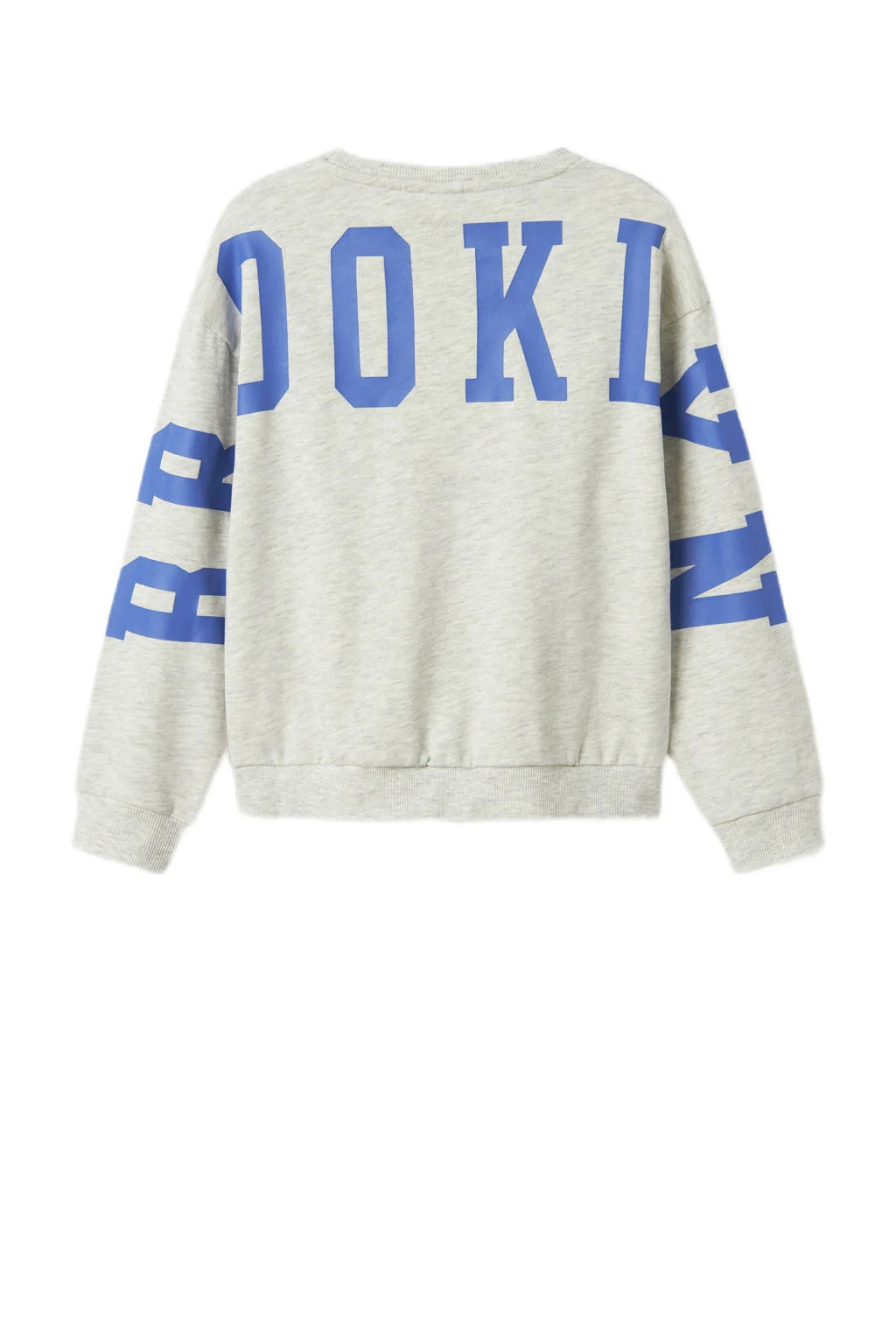 NAME IT KIDS sweater grijs melange