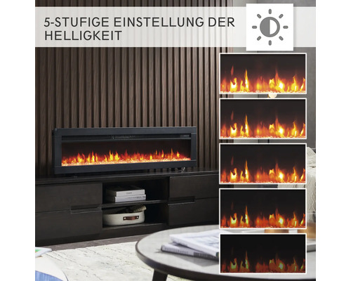 BALDERIA Agnes elektrische haard 127 x 33 cm 2000 W