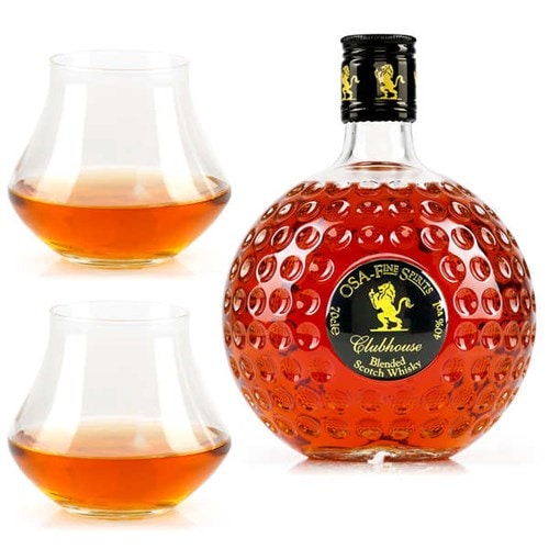 Cadeux whisky osa clubhouse   2 verres