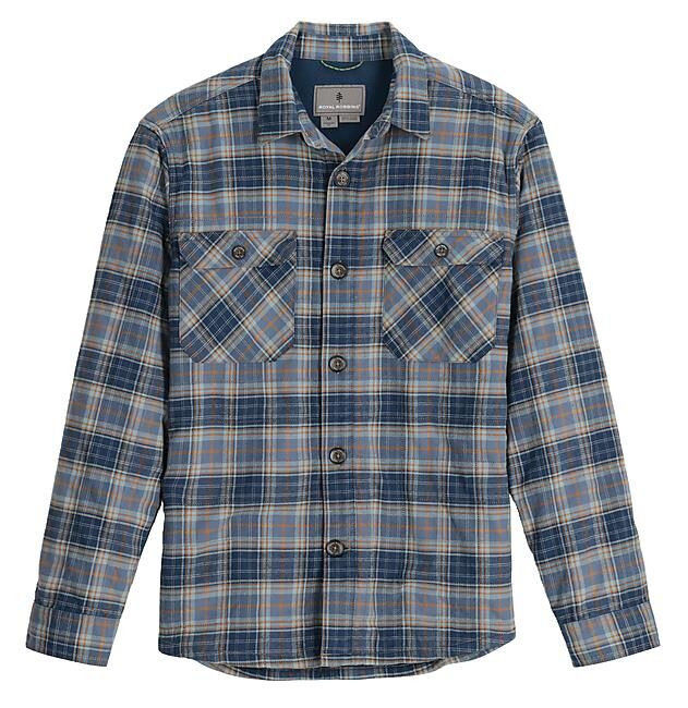 ROYAL ROBBINS - SURCHEMISE SNOWCAP LINED FLANNEL M