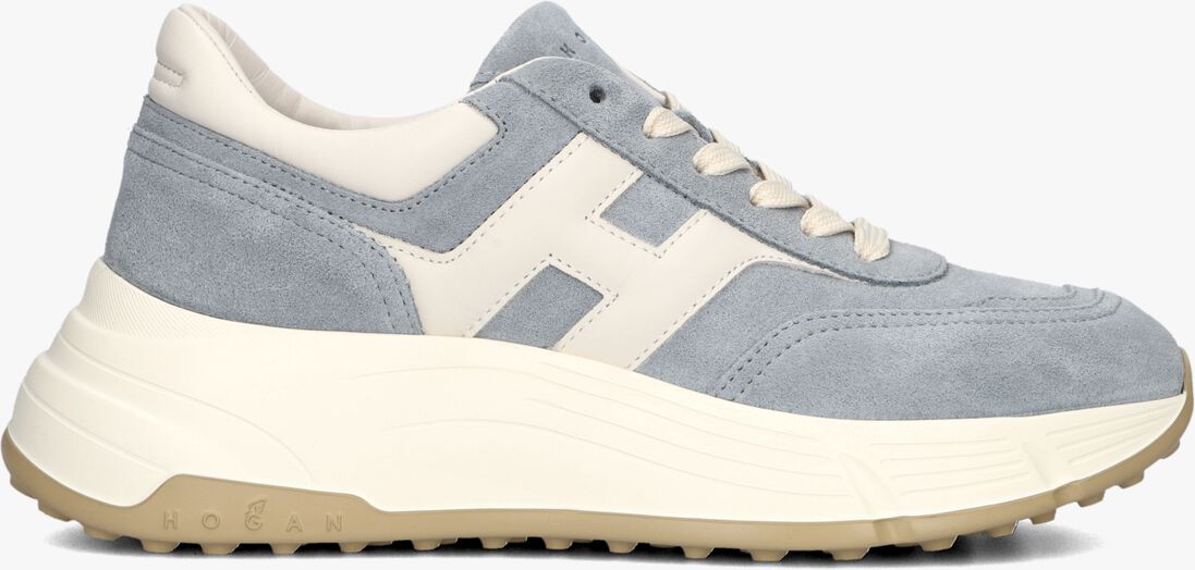 blauwe hogan lage sneakers h669 allacciato h