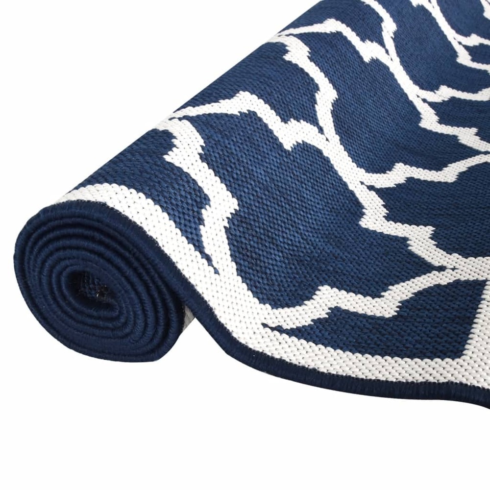 Tapis d'extérieur 100x200 cm design réversible