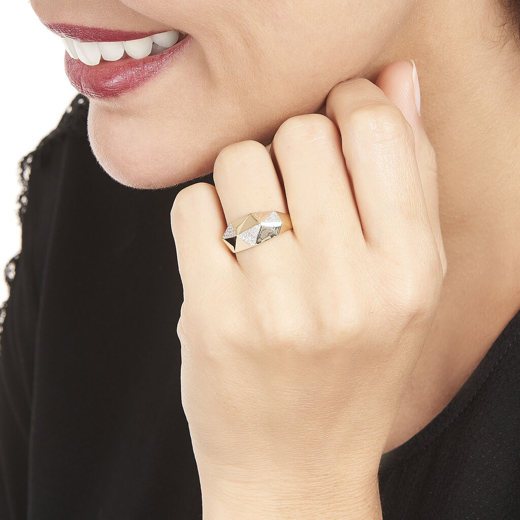 Bague Lizia Or Jaune Diamant