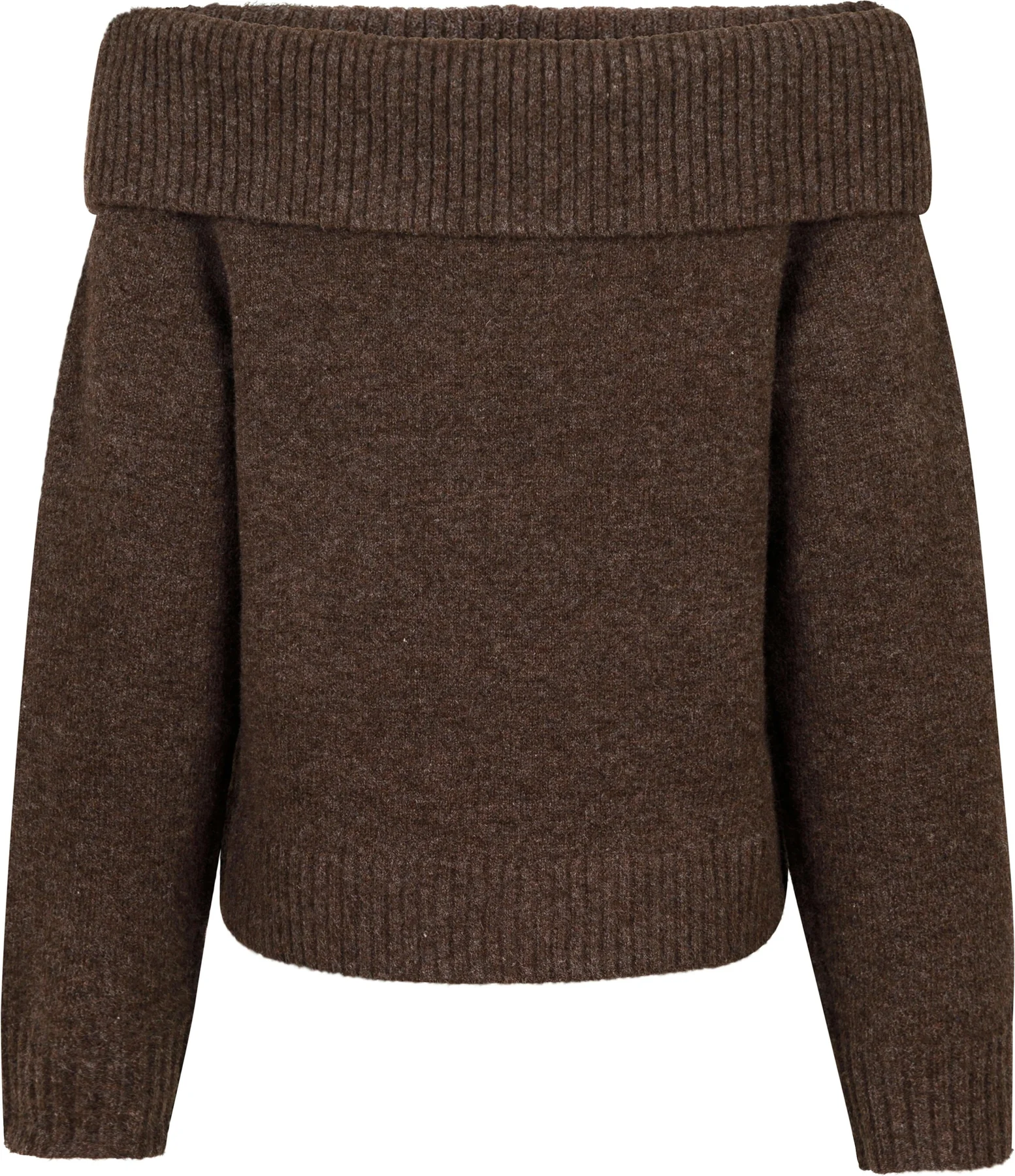 Neo Noir Jane Knit Blouse brown melange