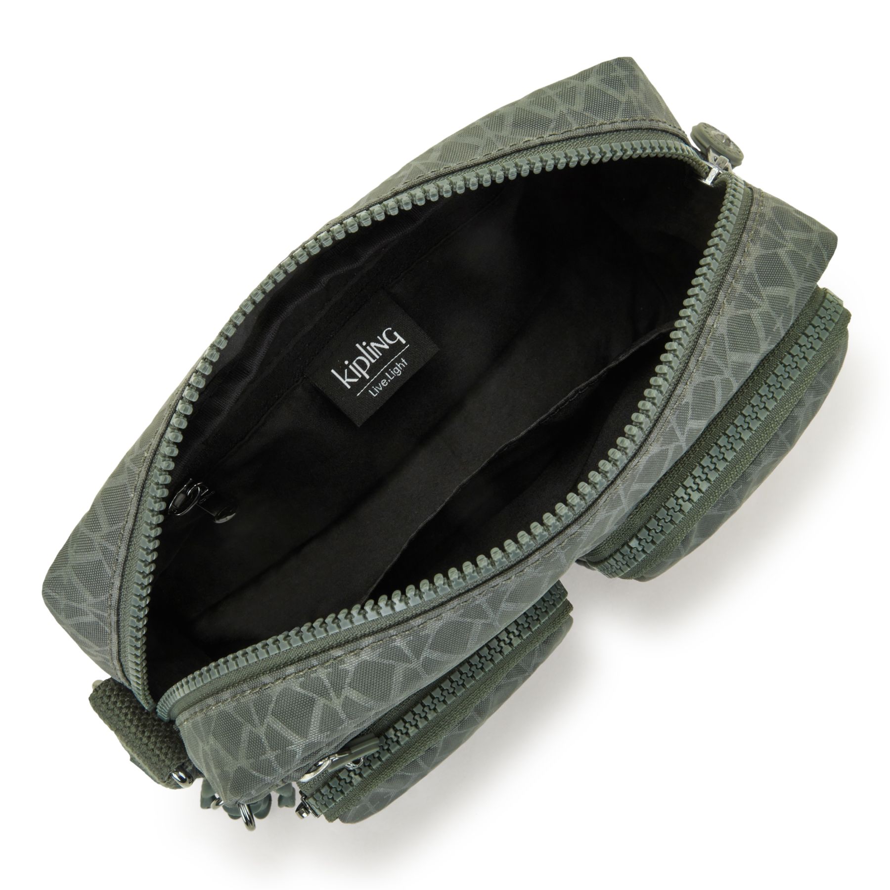 ALBENA Petit Sac Bandoulière à Poches - Sign Green Embosse