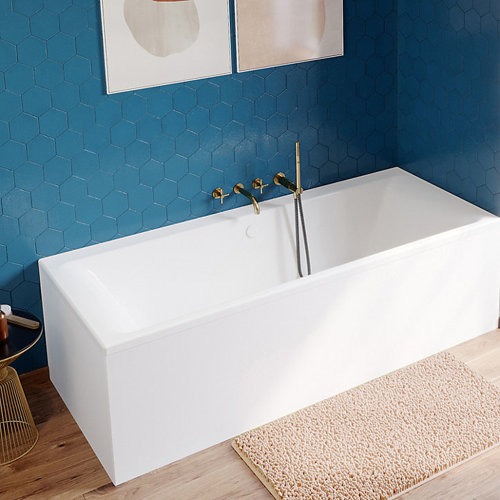 Tablier de baignoire frontal Iskar L. 180 cm blanc