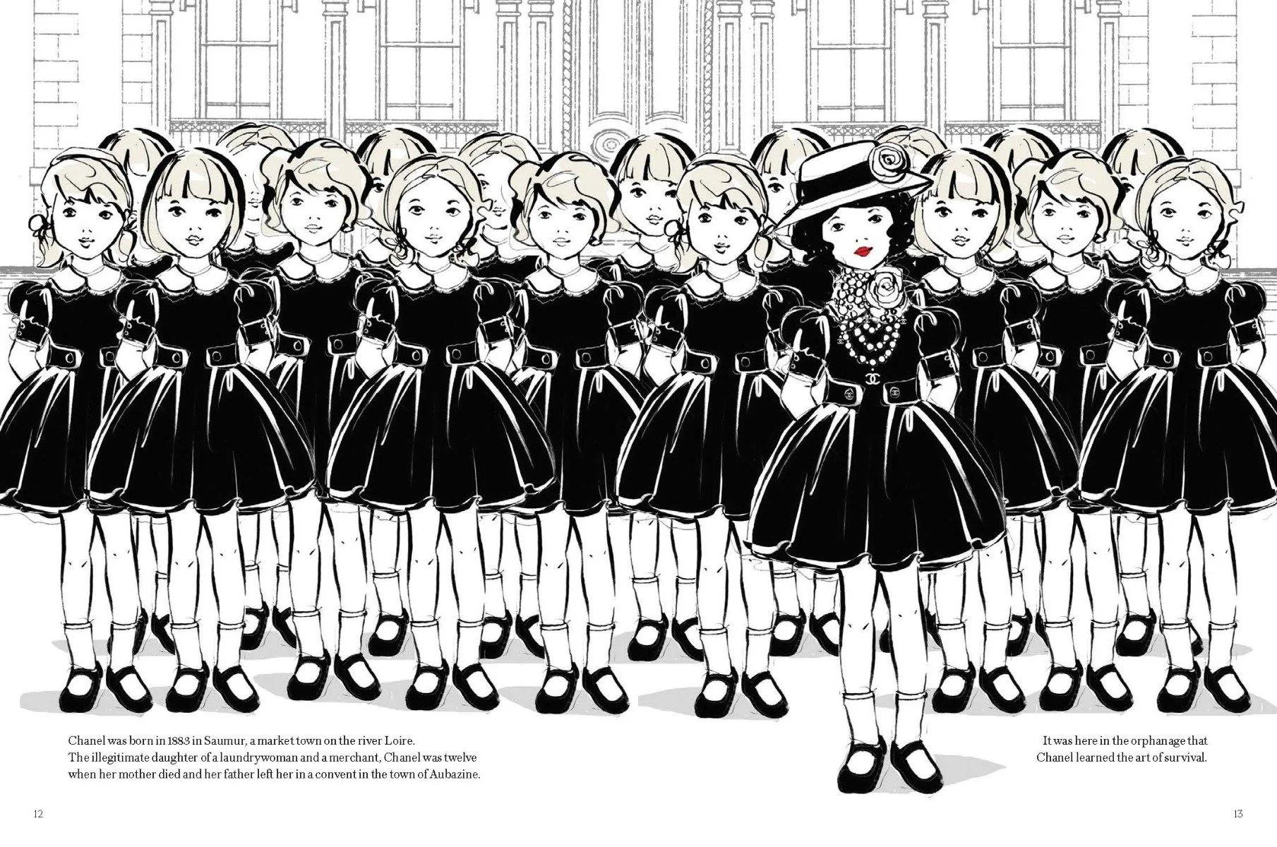 New Mags  Coco chanel - the illustrated world of a fashion icon bog