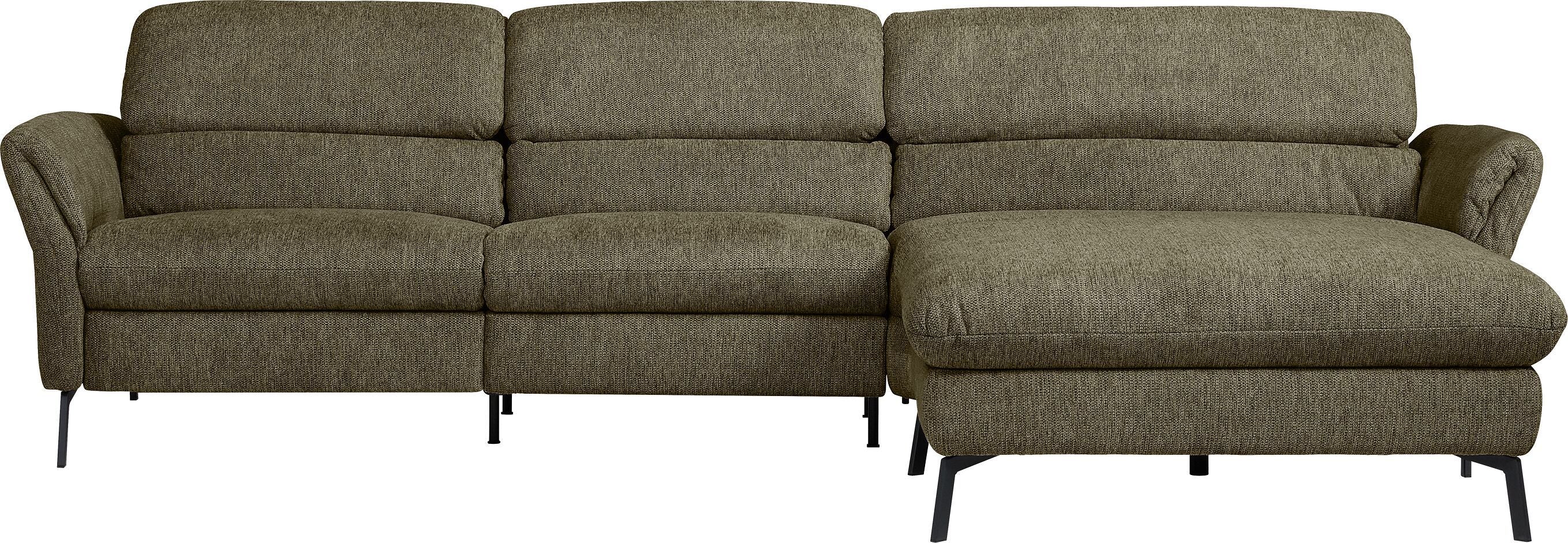 SEBO Ecksofa - Grün / B: 284.0 cm x T: 161.0 cm x H: 84.0 cm
