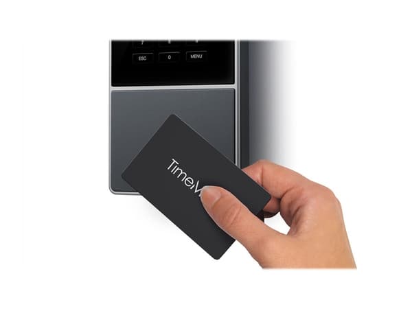 Safescan TimeMoto TM-616 - Tidtakersystem - PIN-kode, RFID - 200 ansatte - Ethernet, USB, Wi-Fi - svart/grå