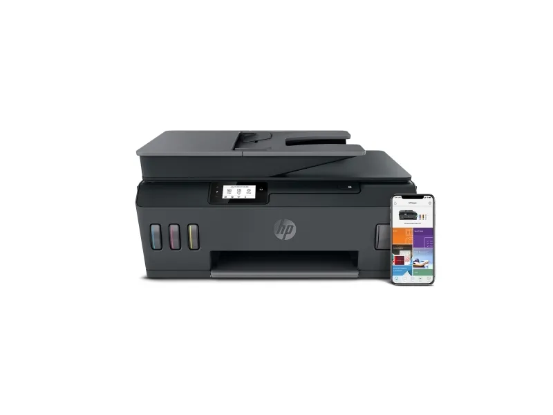 HP Smart Tank Plus 655 Wireless All-in-One - Multifunktionsprinter - farve - blækprinter - kan genopfyldes - Legal (216 x 356 mm) (original) - A4/Legal (medie) - op til 10 spm (kopiering) - op til 11 spm (udskriver) - 100 ark - 33.6 Kbps - USB 2.0, W