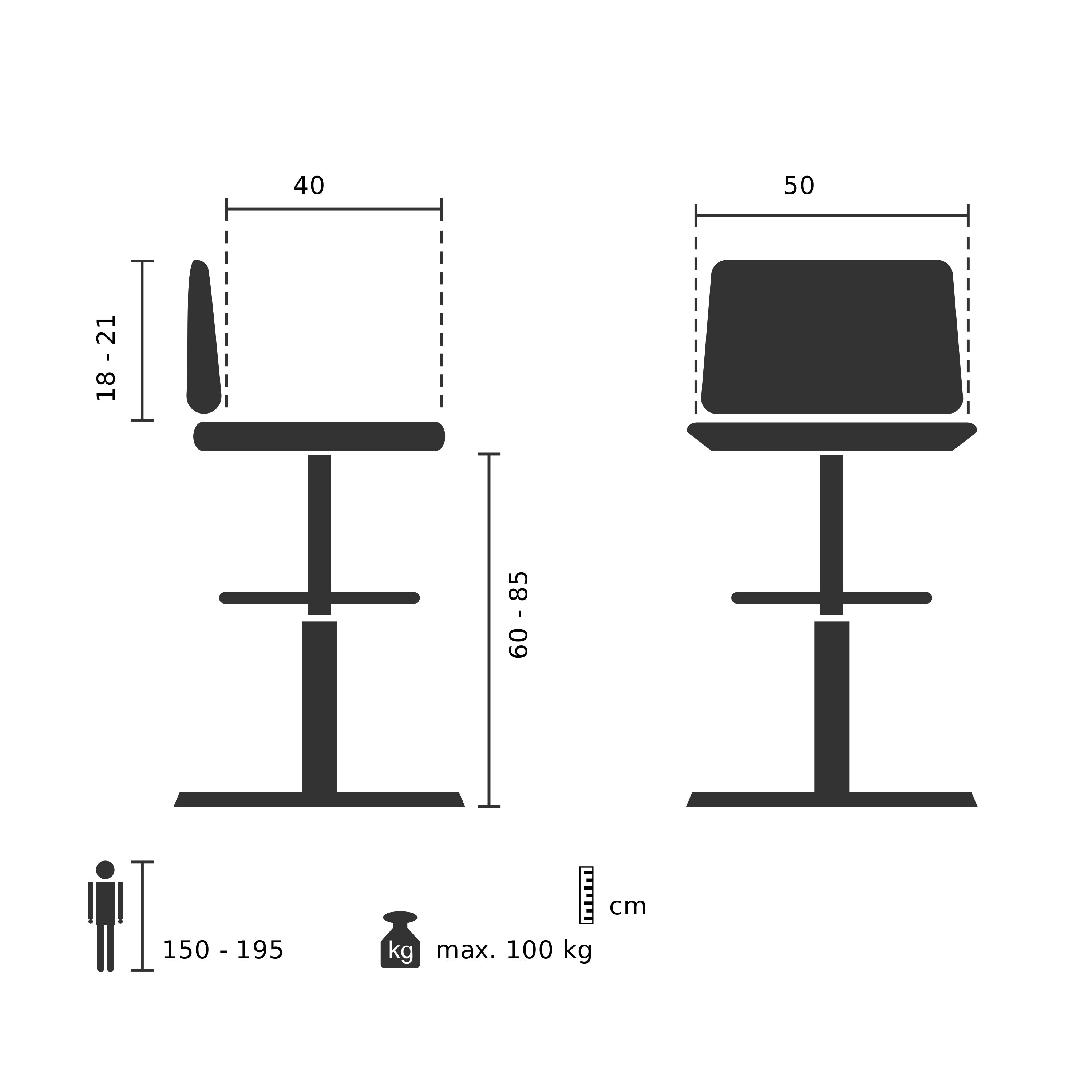 Counterstuhl WORK MF Stoff ohne Armlehnen hjh OFFICE