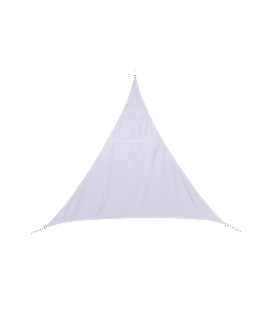 Voile d'ombrage triangulaire Curacao - 5 x 5 x 5 m - Blanc
