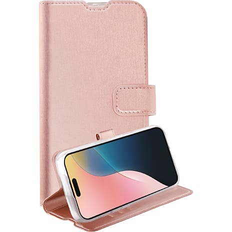 Vivanco iPhone 16 wallet - rose gold