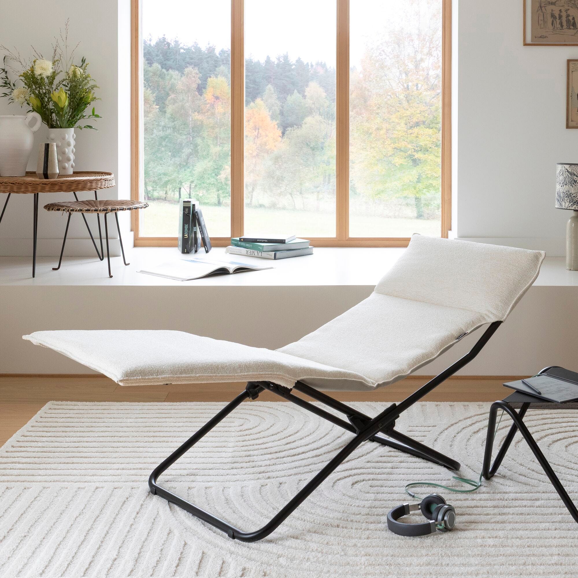 Chaiselongue für den Innenbereich Transalounge Niksen Creme
