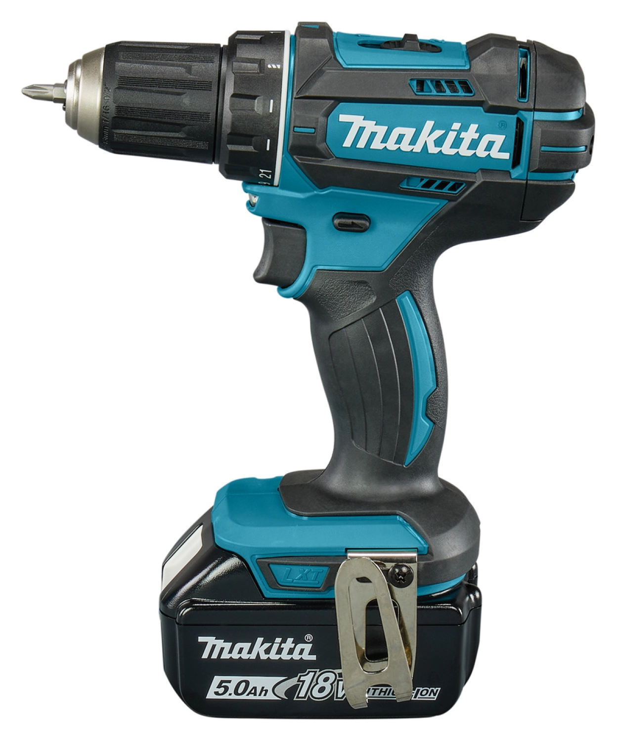 Makita DDF482RTJ 18V Li-Ion accu boor-/schroefmachine set (2x 5.0Ah accu) in Mbox