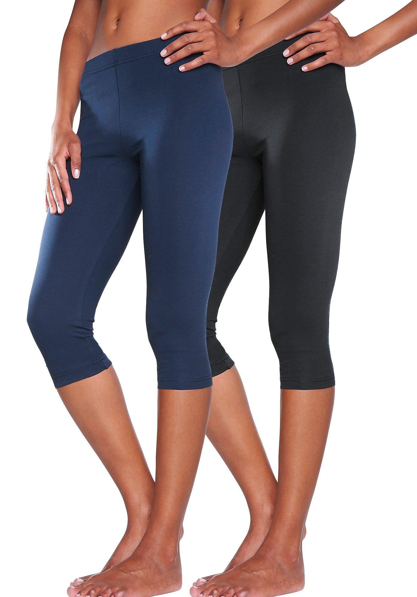 Doppelpack Capri-Leggings