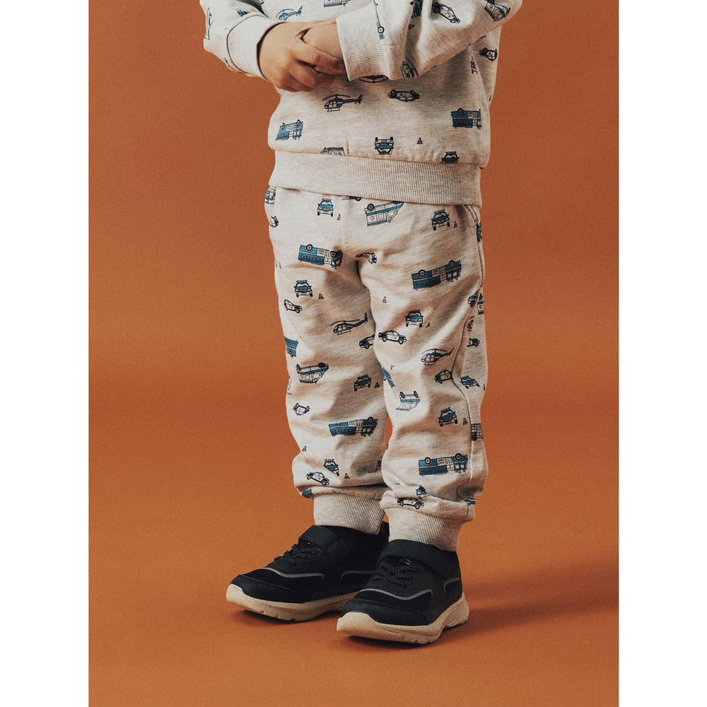 Køb Name It Light Grey Melange Troy Regular Sweatpants
