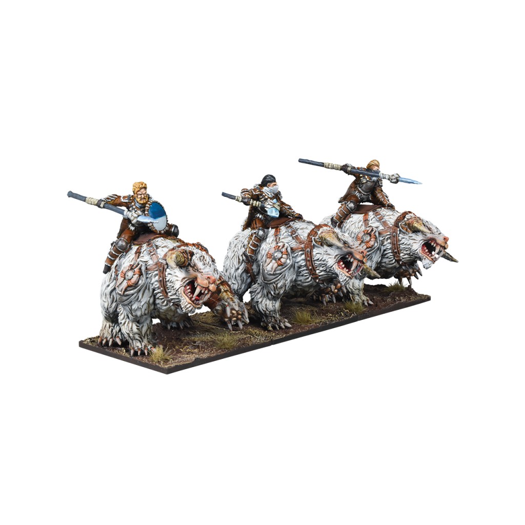 Kings of War - Alliance du Nord : Régiment de Cavalerie Crocs de Givre