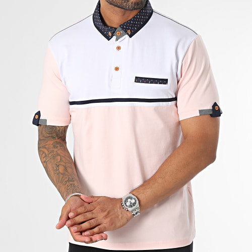 Polo Manches Courtes Rose