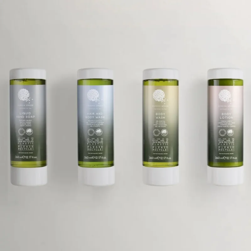 GFL - Gel cheveux et corps - Geneva green - 360ml - x18