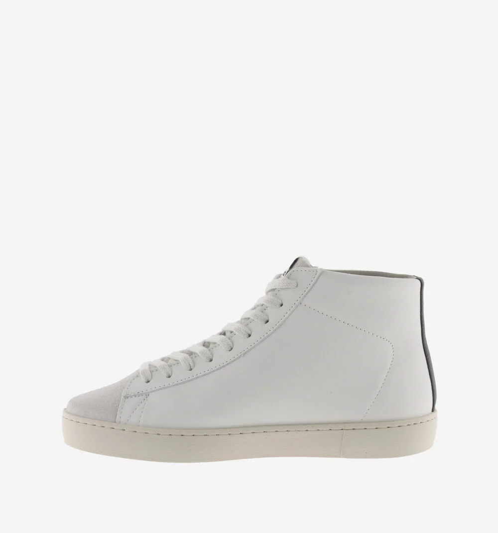 BERLÍN LEATHER & SPLIT LEATHER MID BOOTNEGRO