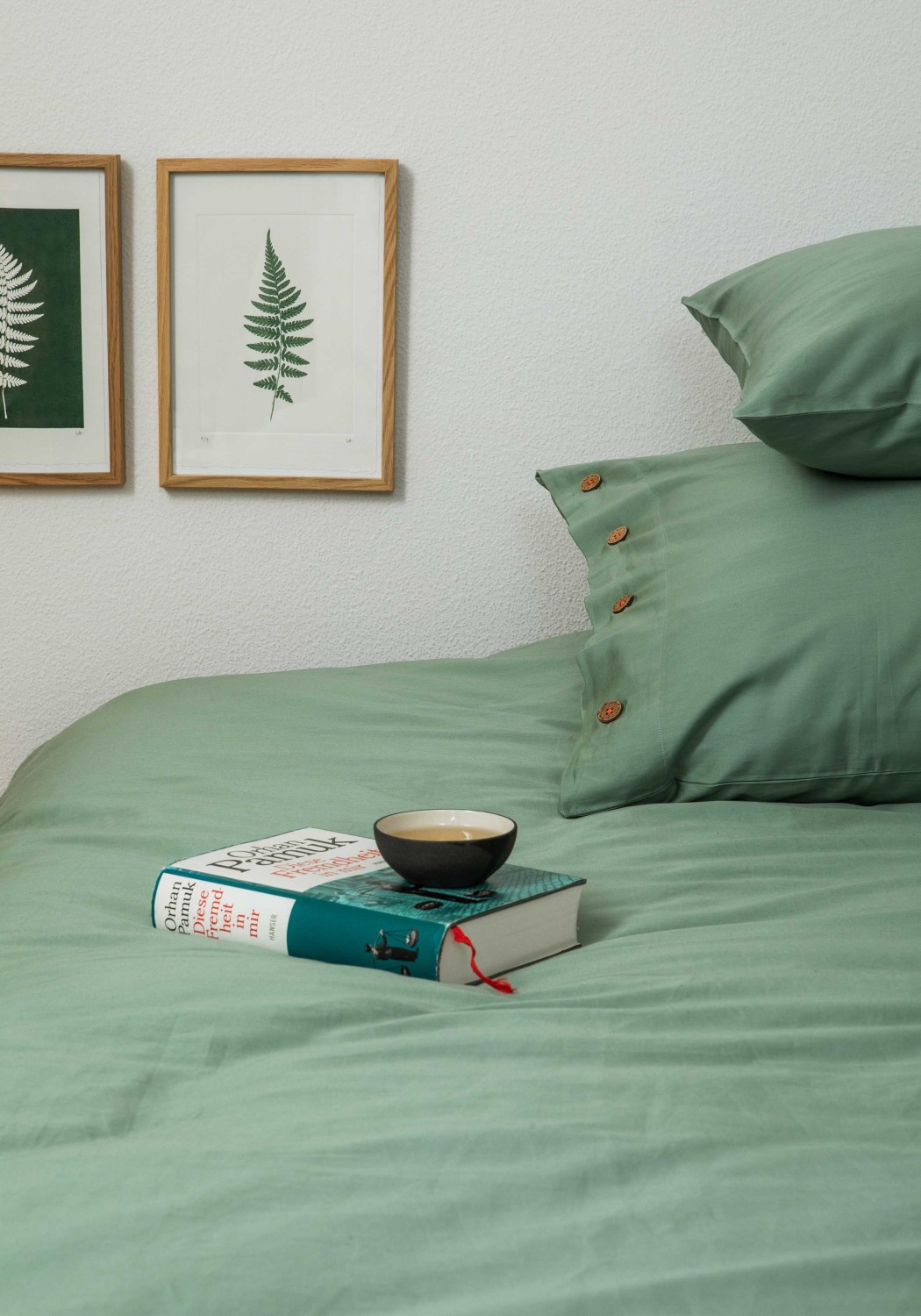 Storyfabrics Fixleintuch Satin Eisberggrün