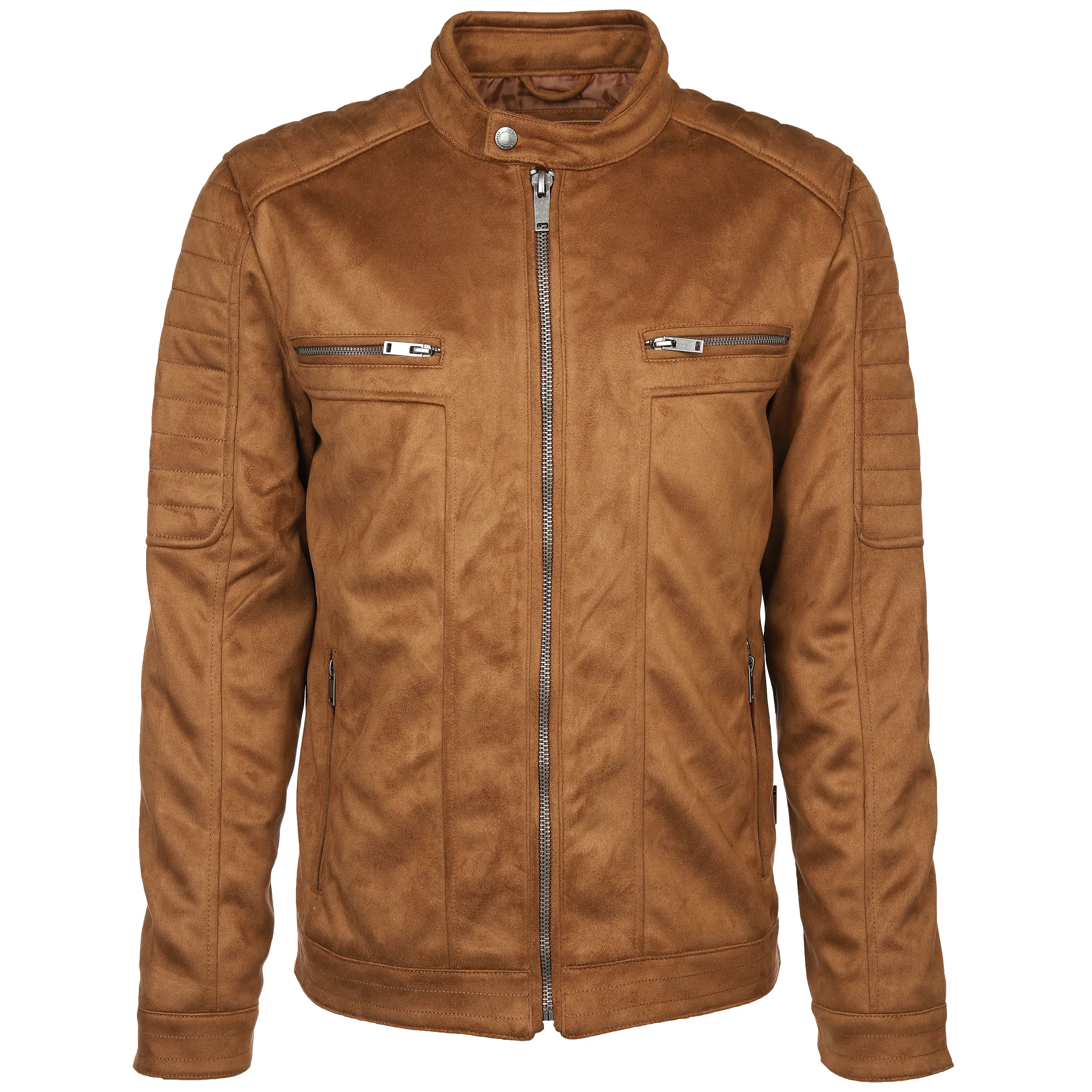 Herren Bikerjacke in Kunstleder