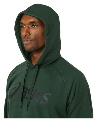 Sweat à capuche Asics Big Logo Vert Homme