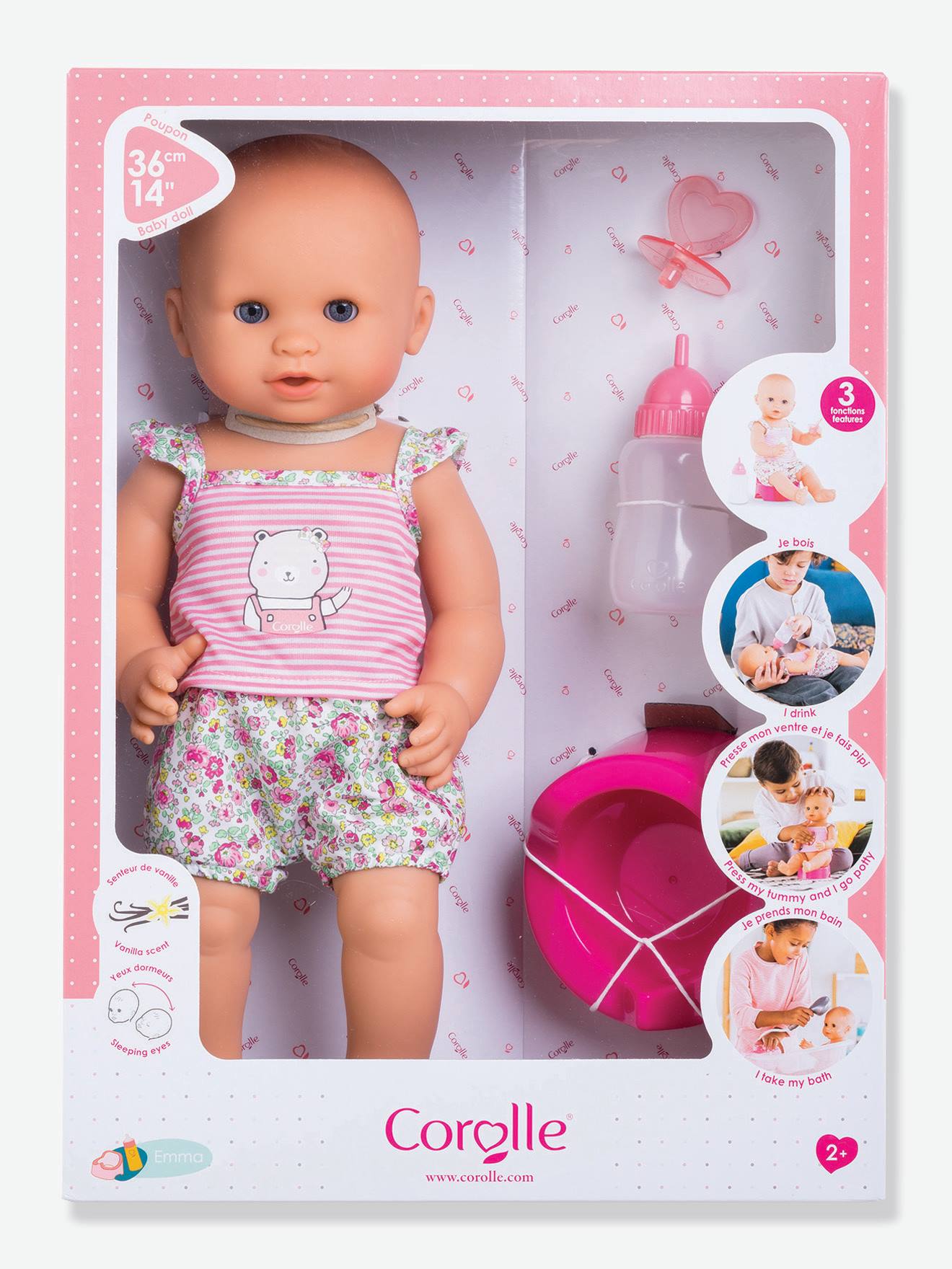 Estojo para lápis Emma Pee COROLLE Rosa Chiclete