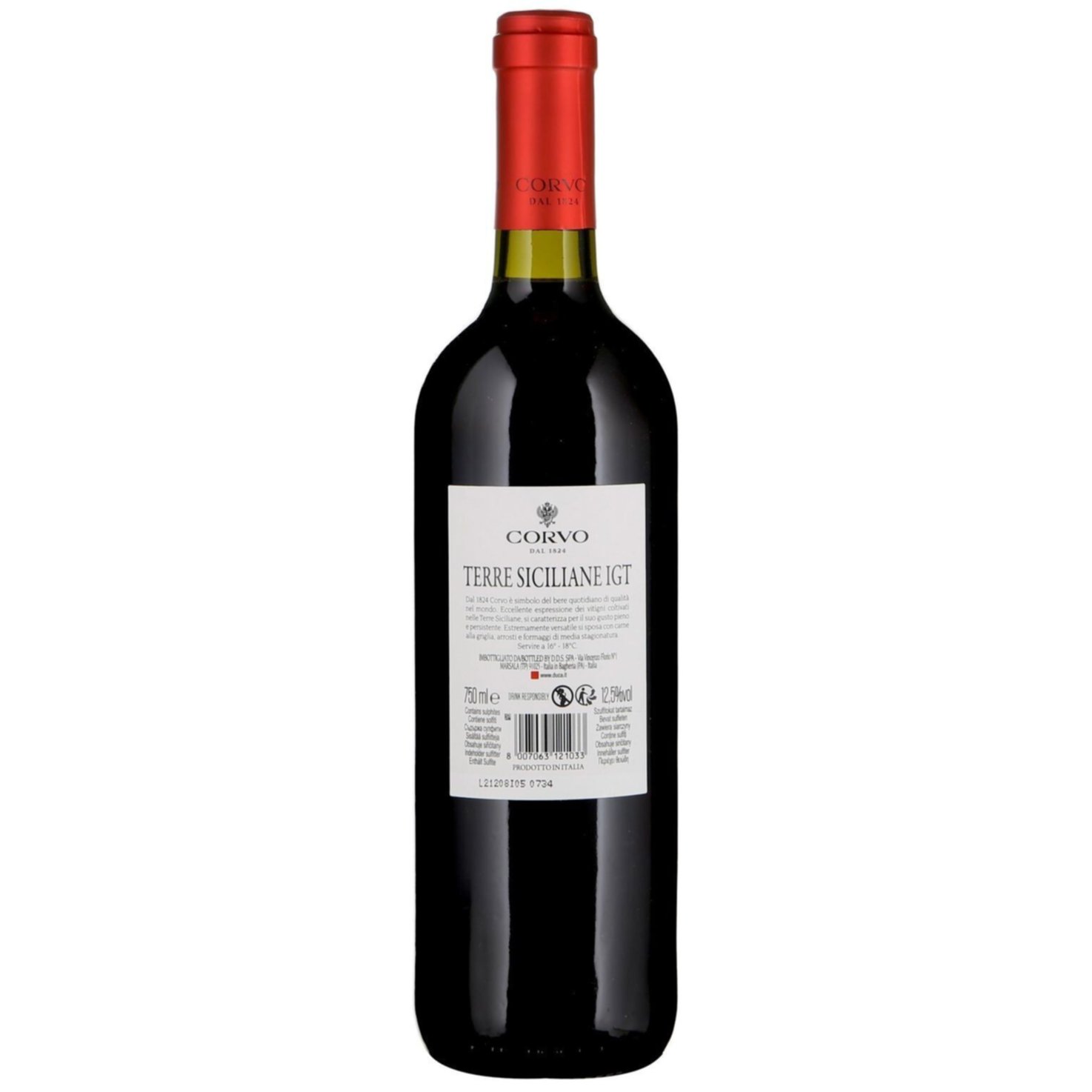 Sicilia IGT Rosso Corvo -75cl