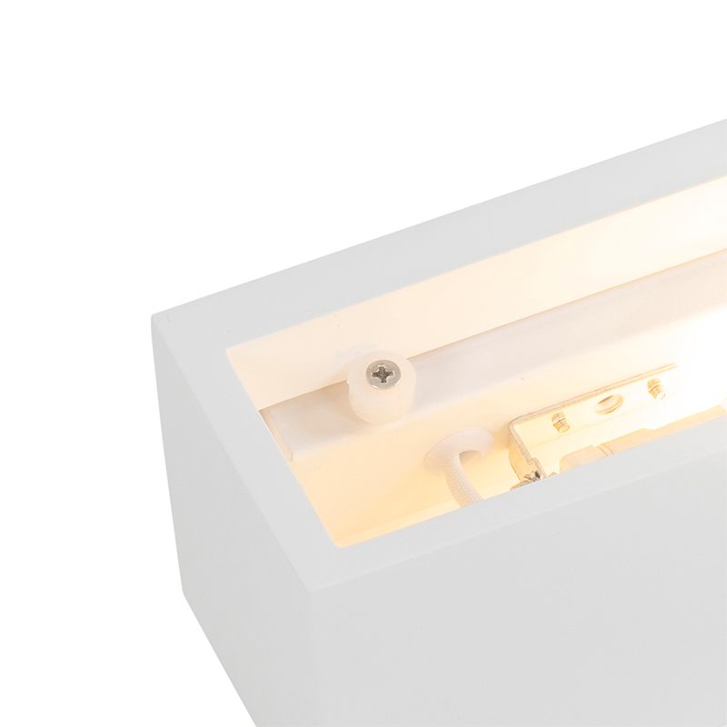 Moderne wandlamp wit met lichteffect - Tjada Novo